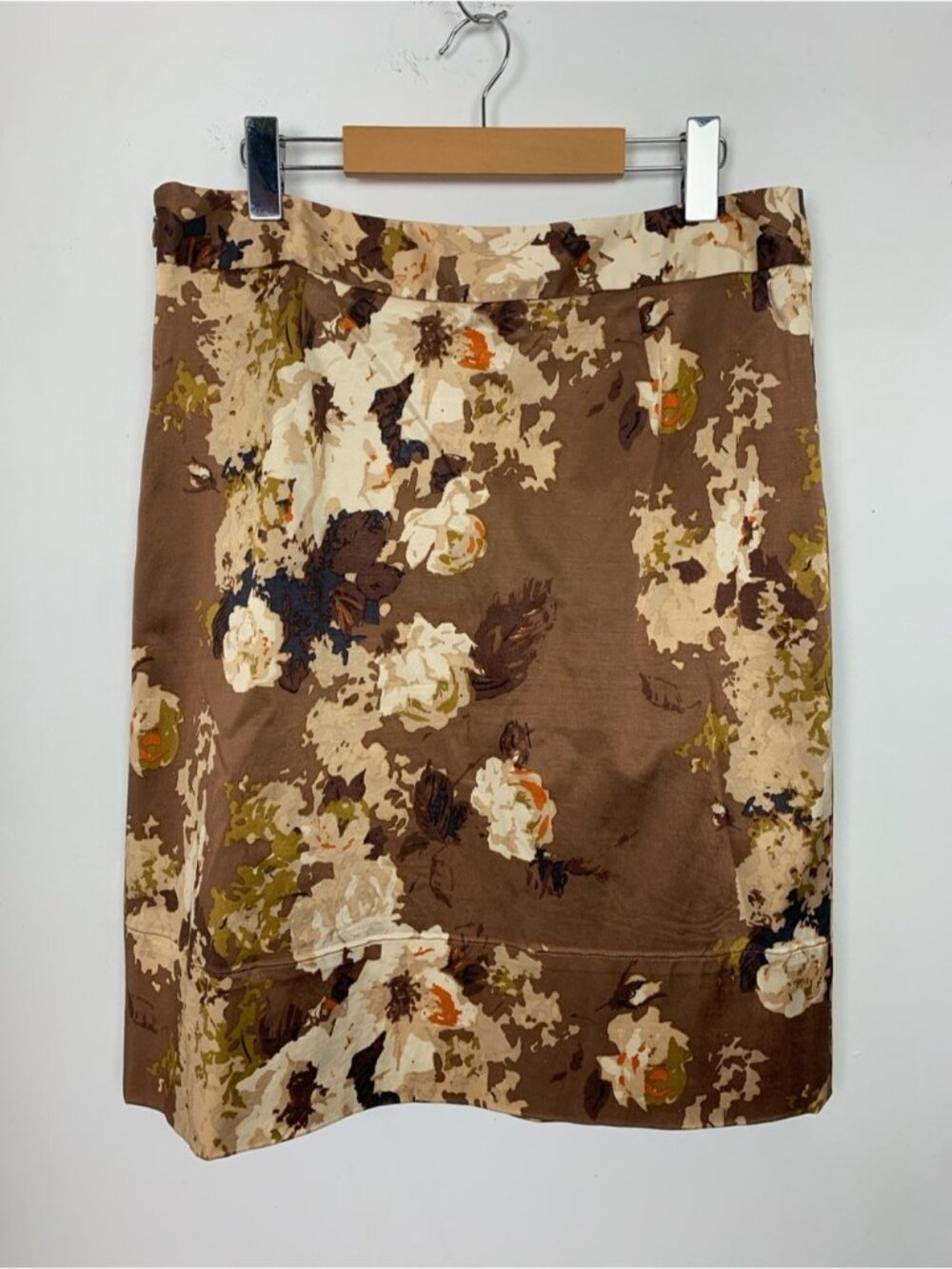 Talbots Floral Satin Skirt - Picture 4 of 7